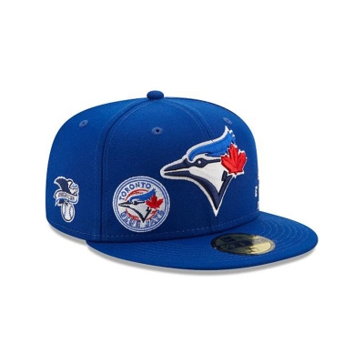 Blue Toronto Blue Jays Hat - New Era MLB Multi 59FIFTY Fitted Caps USA5738142